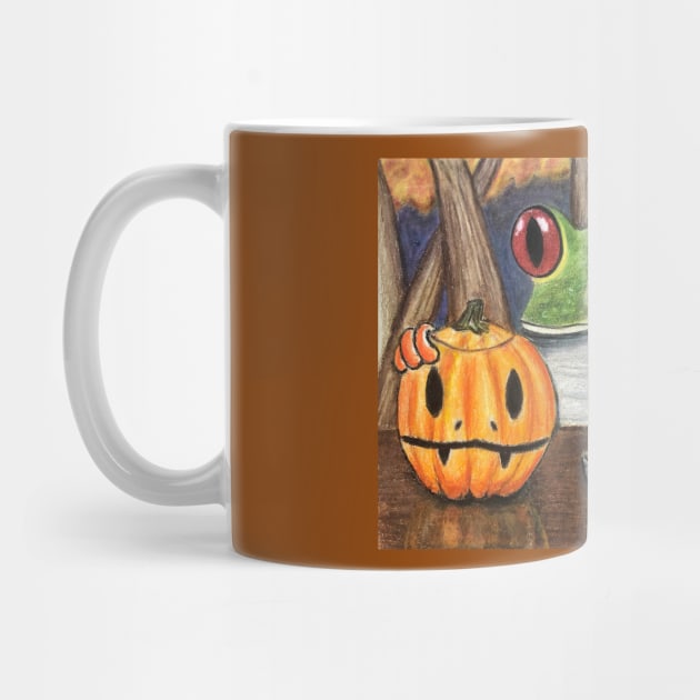 "Witch's Brew" - Frogs After Five collection by GardenPartyArt